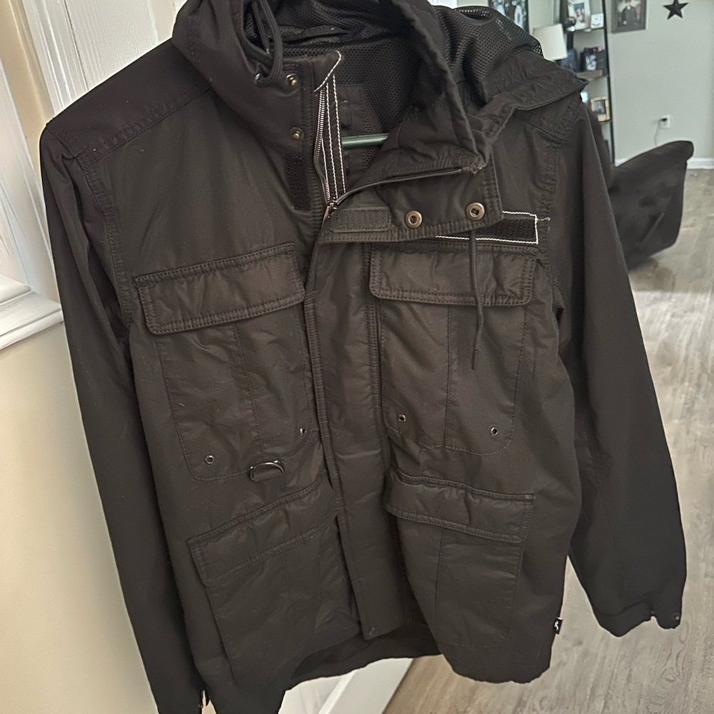 Men's Black Hollister Jacket